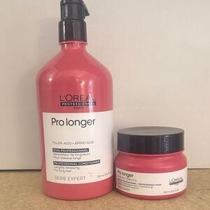 L'Oreal Pro Longer Hair Care Duo - Vibrant Pink